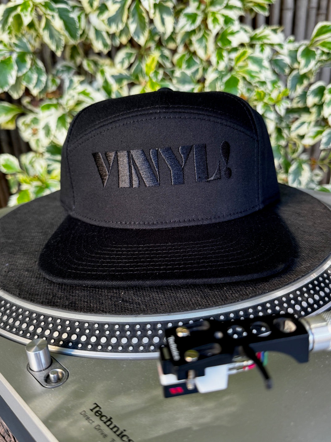 Vinyl! Black Baseball Cap