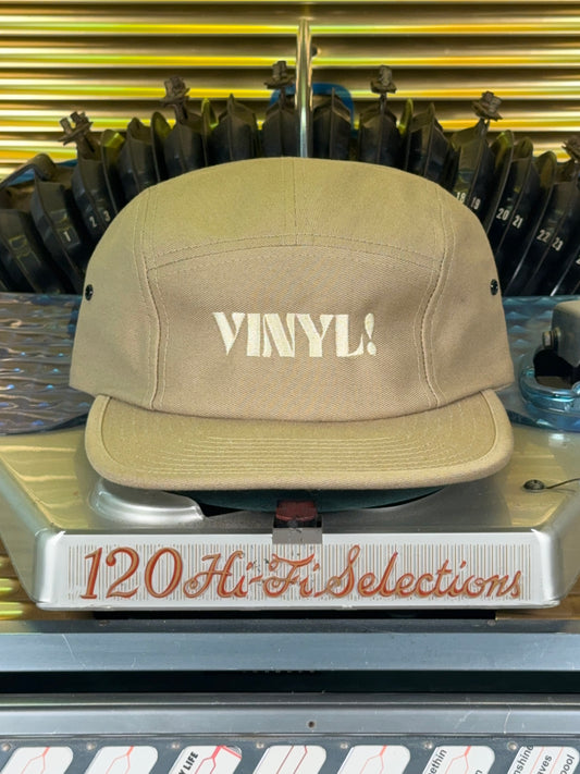 Vinyl! Khaki 5 Panel Hat