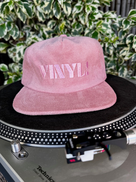 Vinyl! Pink Corduroy Hat