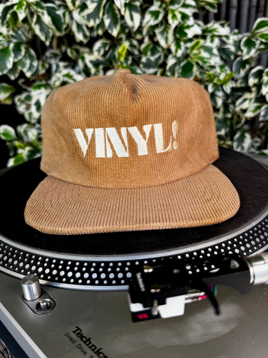 Vinyl! Tan Corduroy Hat